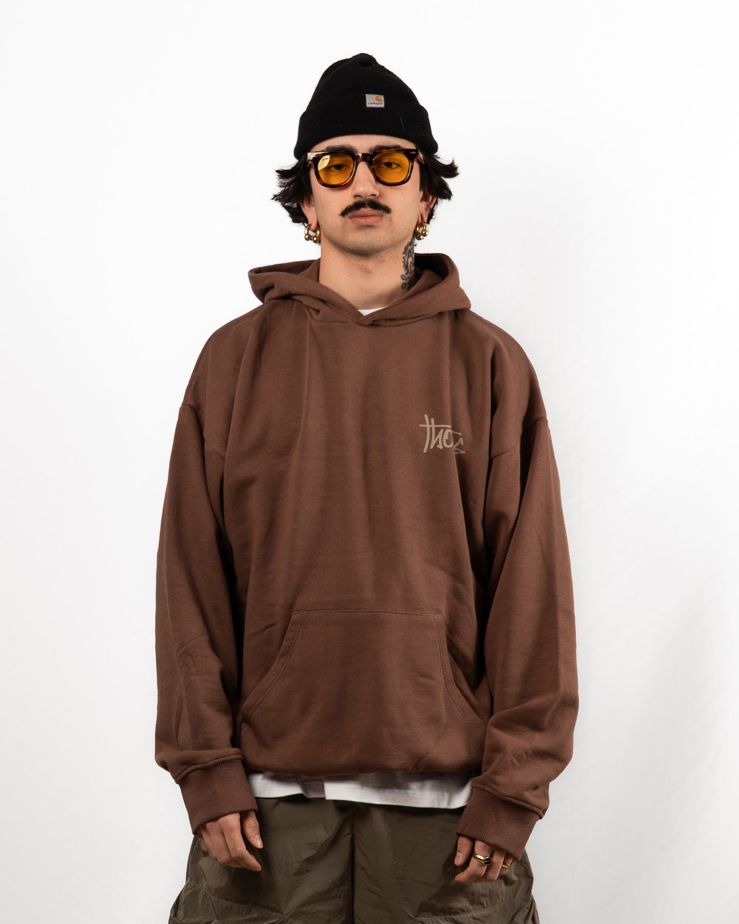 Thoes Essentials Hoodie (Brown)