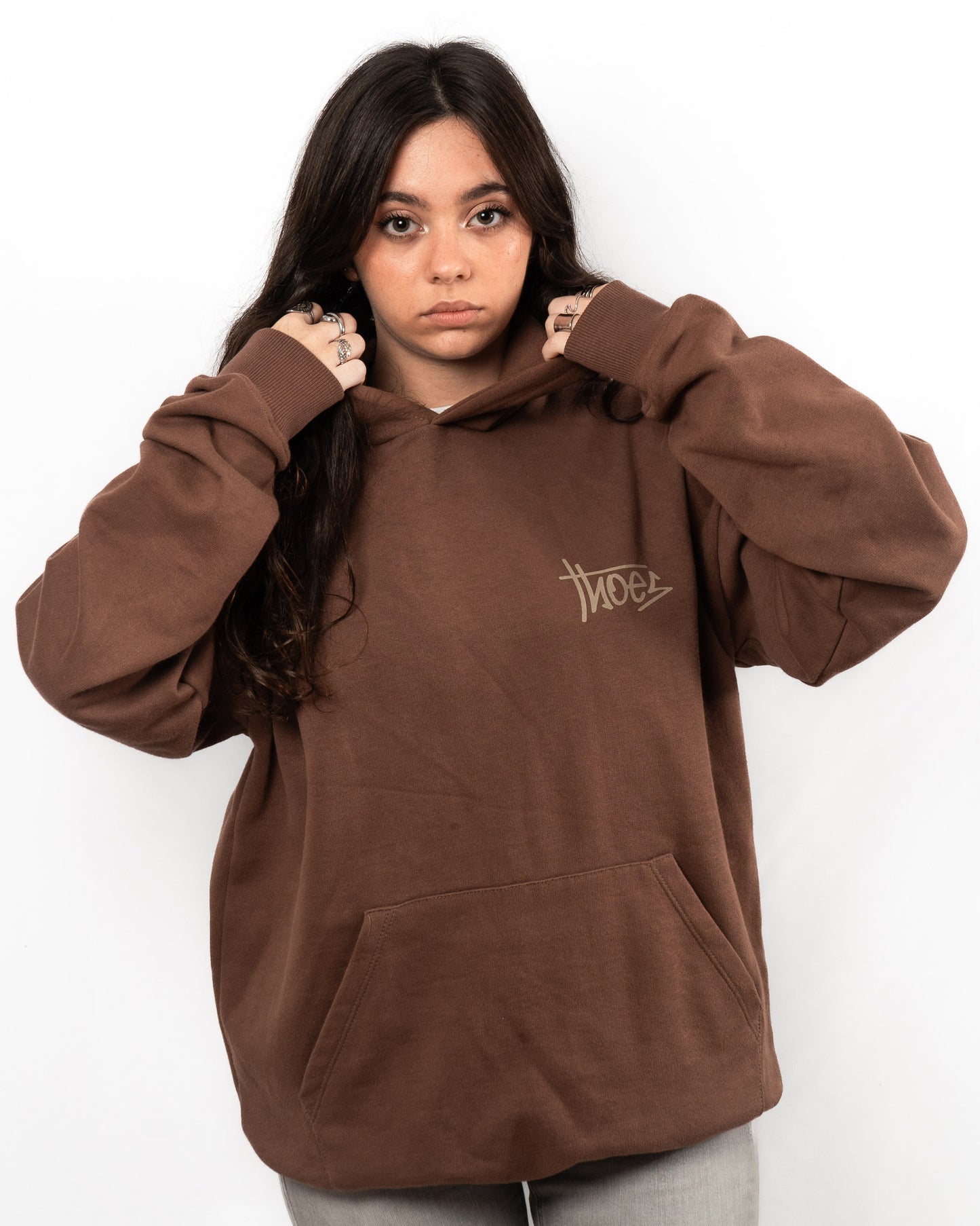 Thoes Essentials Hoodie (Brown)